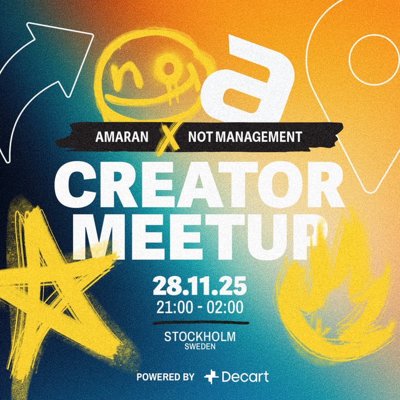 Cover Image for AMARAN x NOT CREATOR MEETUP