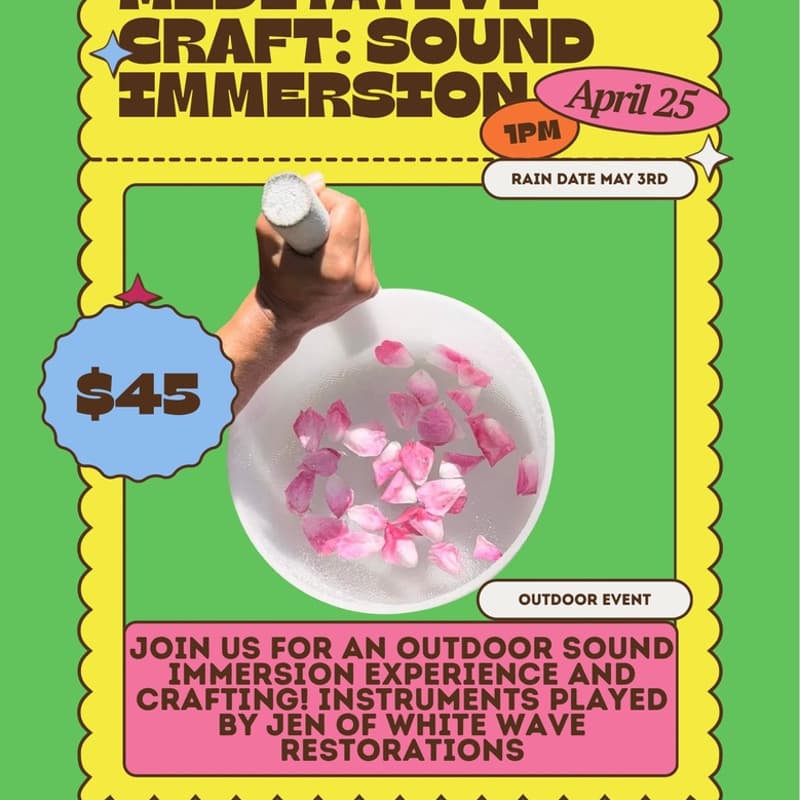 Cover Image for Meditative Craft: Sound Immersion