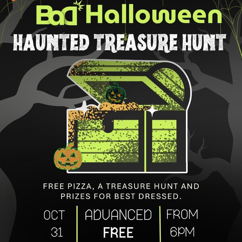 Cover Image for BAD HALLOWEEN HAUNTED TREASURE HUNT