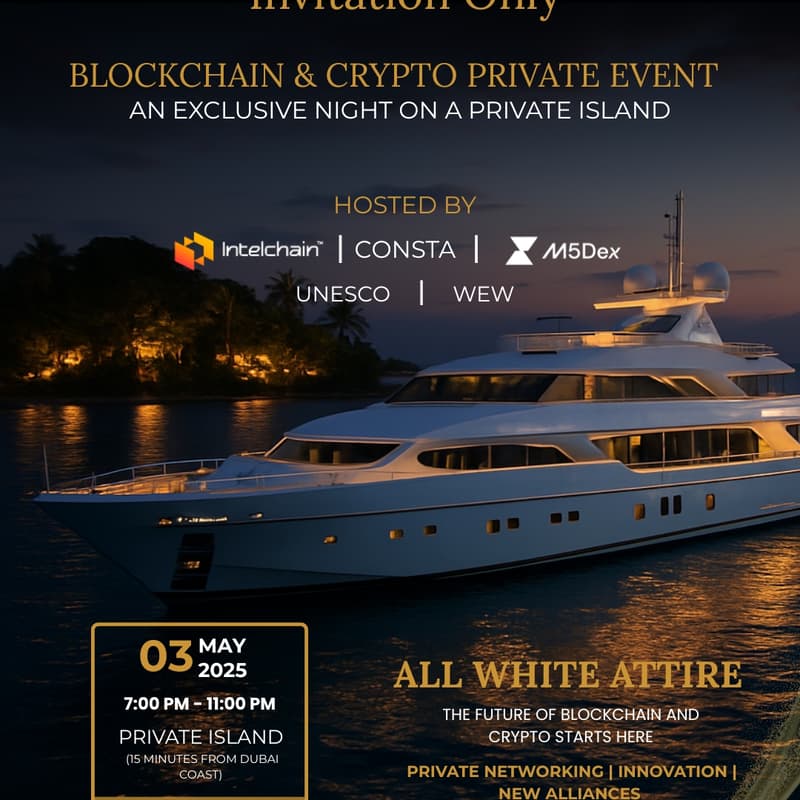 Cover Image for Blockchain & Crypto Private Event An Exclusive Night on a Private Island
