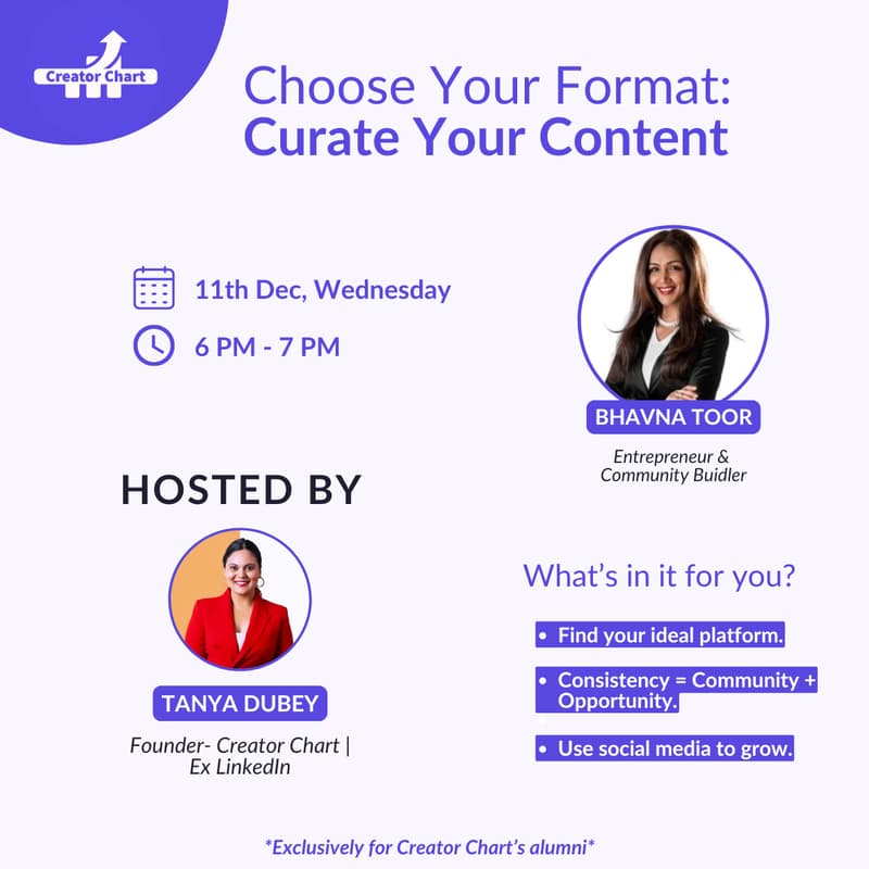 Cover Image for Curate Your Content with Bhavna Toor