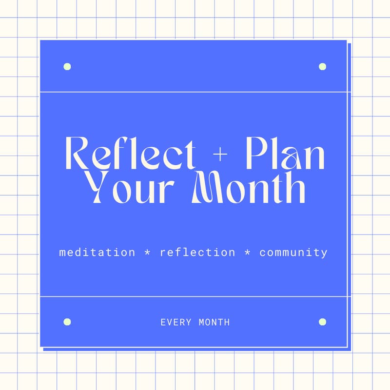 Cover Image for Reflect + Plan Your Month: March 🌱