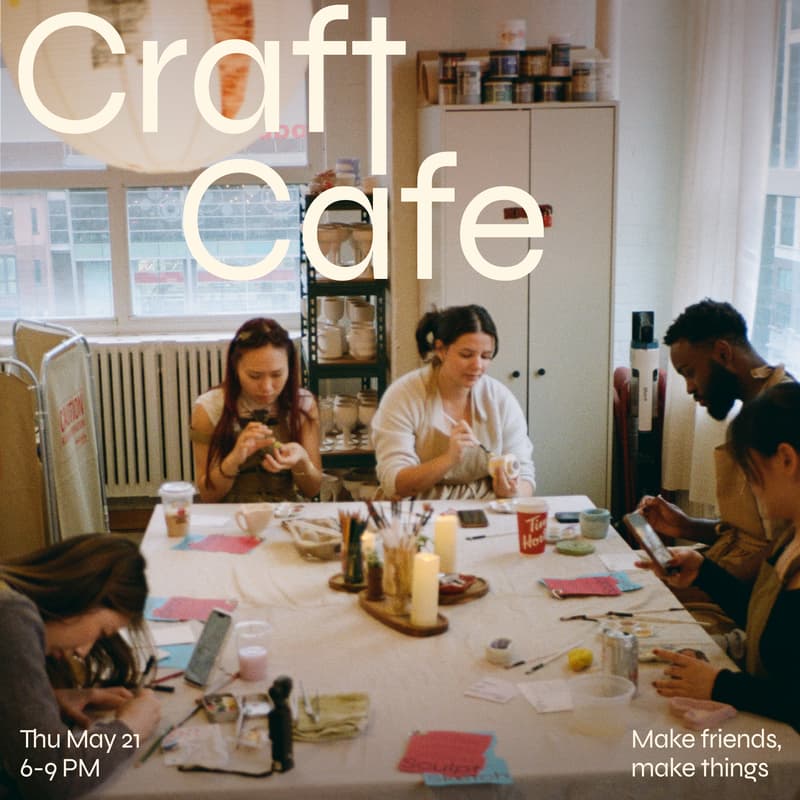 Cover Image for Craft Cafe: Make friends, Make crafts