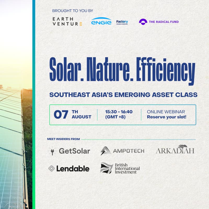 Cover Image for Webinar: Solar. Nature. Efficiency - SEA’s Emerging Asset Class