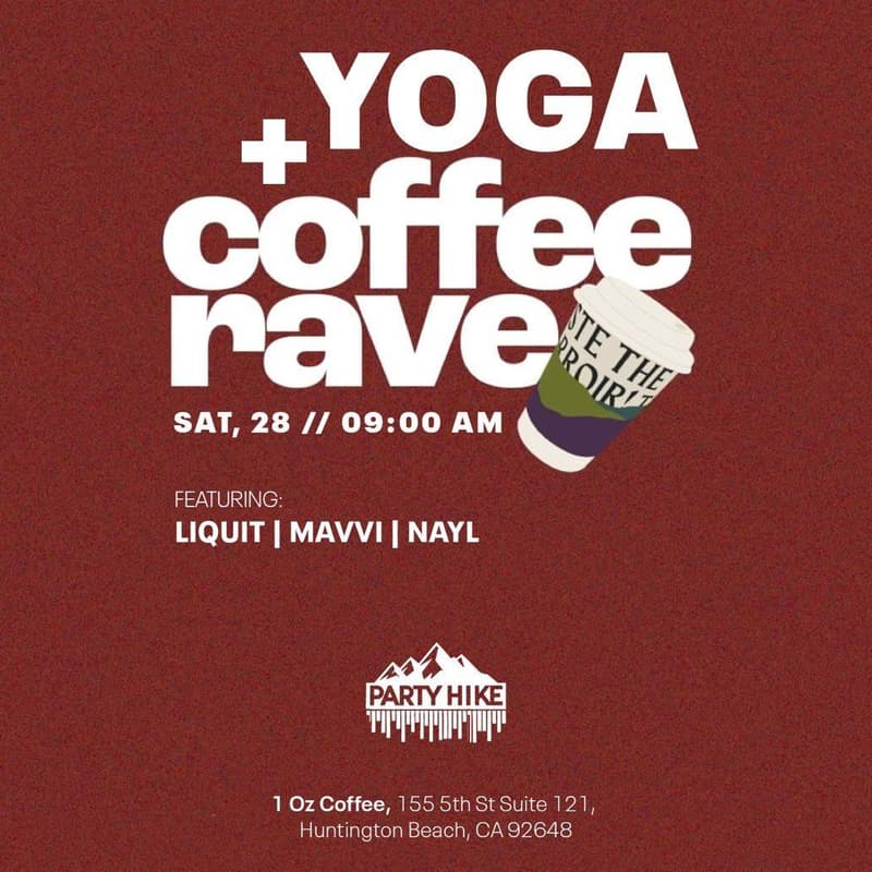 Daytime Coffee Rave 🌊 YOGA × COFFEE RAVE · Luma