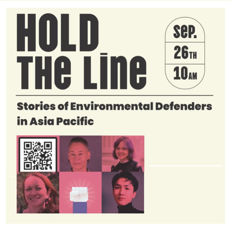 Cover Image for Hold the Line: Stories of Environmental Defenders in Asia Pacific