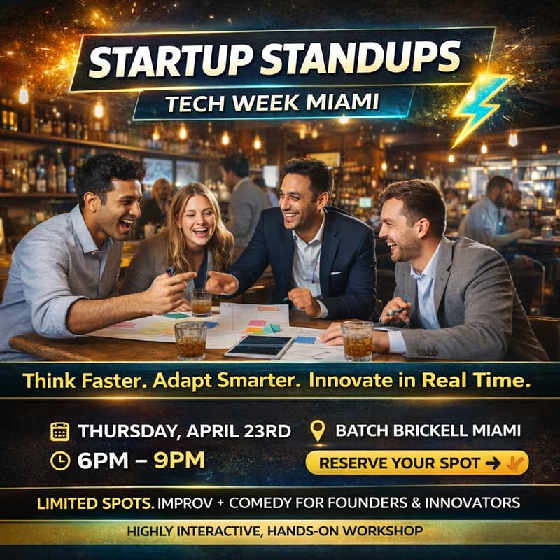 Cover Image for Startup Standups: Tech Week Miami