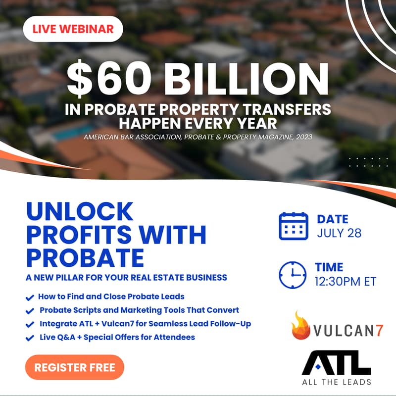 Cover Image for Unlocking Profits with Probate: A New Pillar for Your Real Estate Business