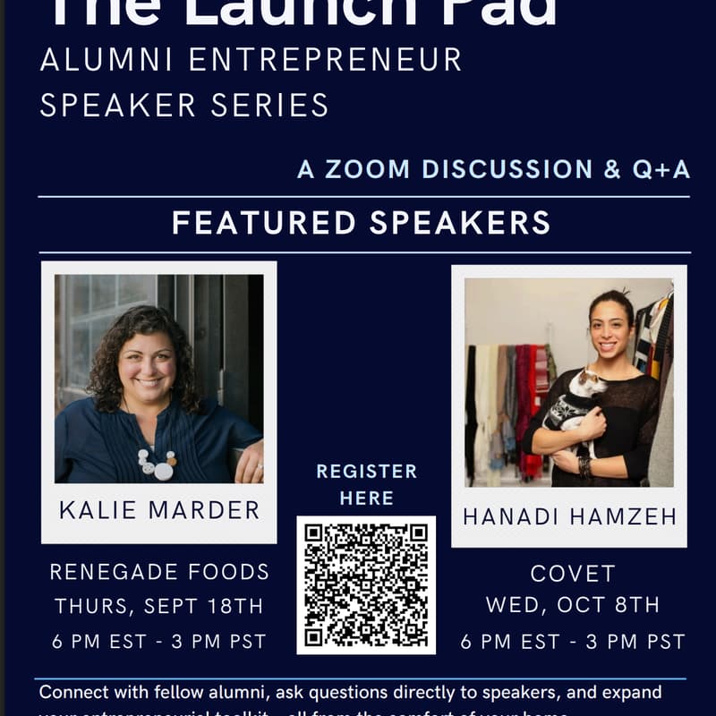 Cover Image for The Launch Pad Alumni Entrpreneur Speaker Series