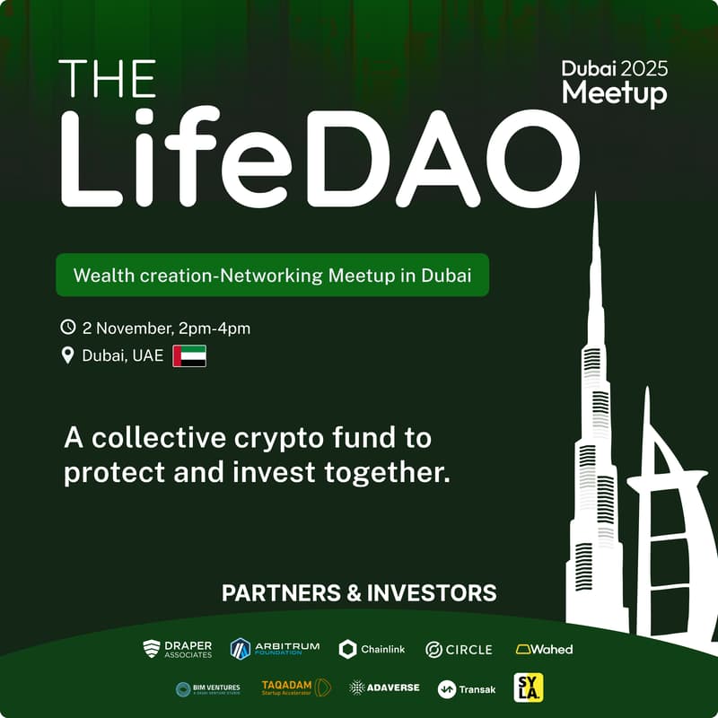 Cover Image for The LifeDAO Community Meetup - Dubai Edition