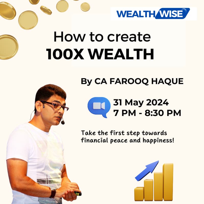 Cover Image for How to create 100X WEALTH