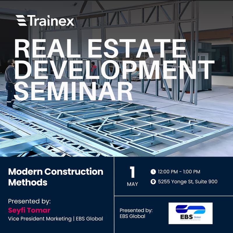 Cover Image for Trainex Semianr: Modern Construction Methods