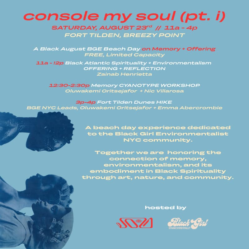 Cover Image for console my soul (pt. i): Memory + Offering for the Black Environmentalist