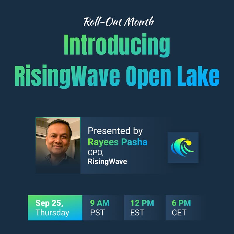 Cover Image for Introducing RisingWave Open Lake