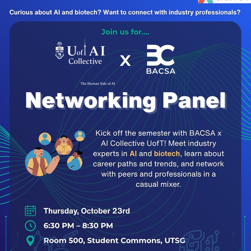 Cover Image for AI Collective UofT X BACSA Networking Panel