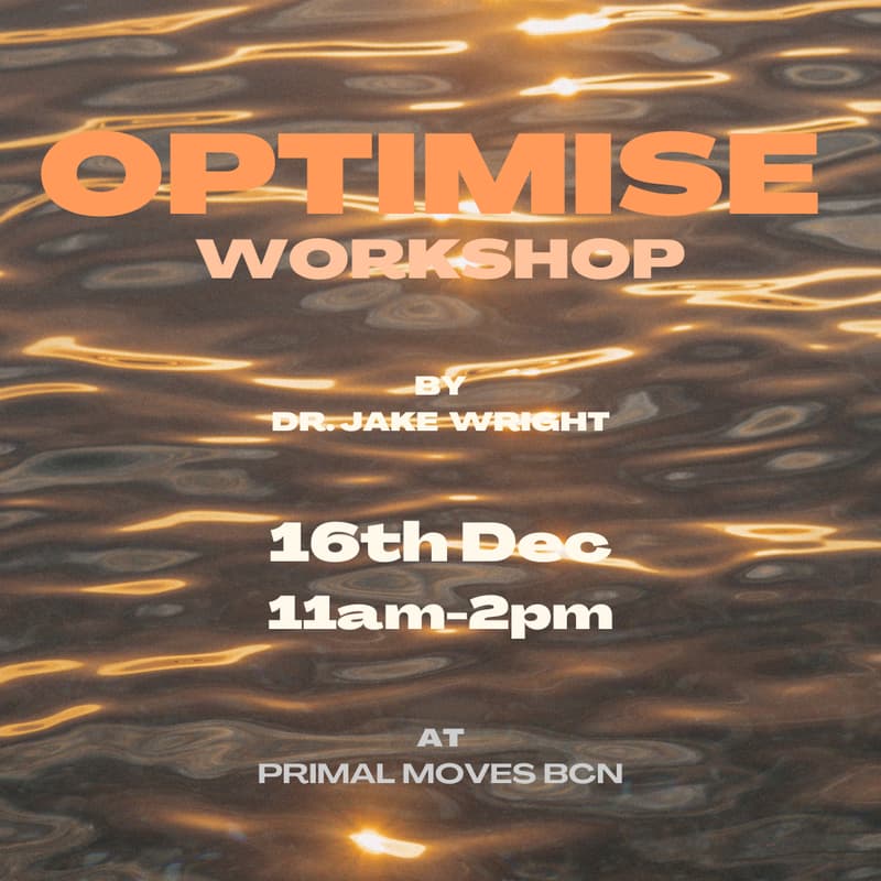 Cover Image for OPTIMISE Workshop - By Dr. Jake Wright