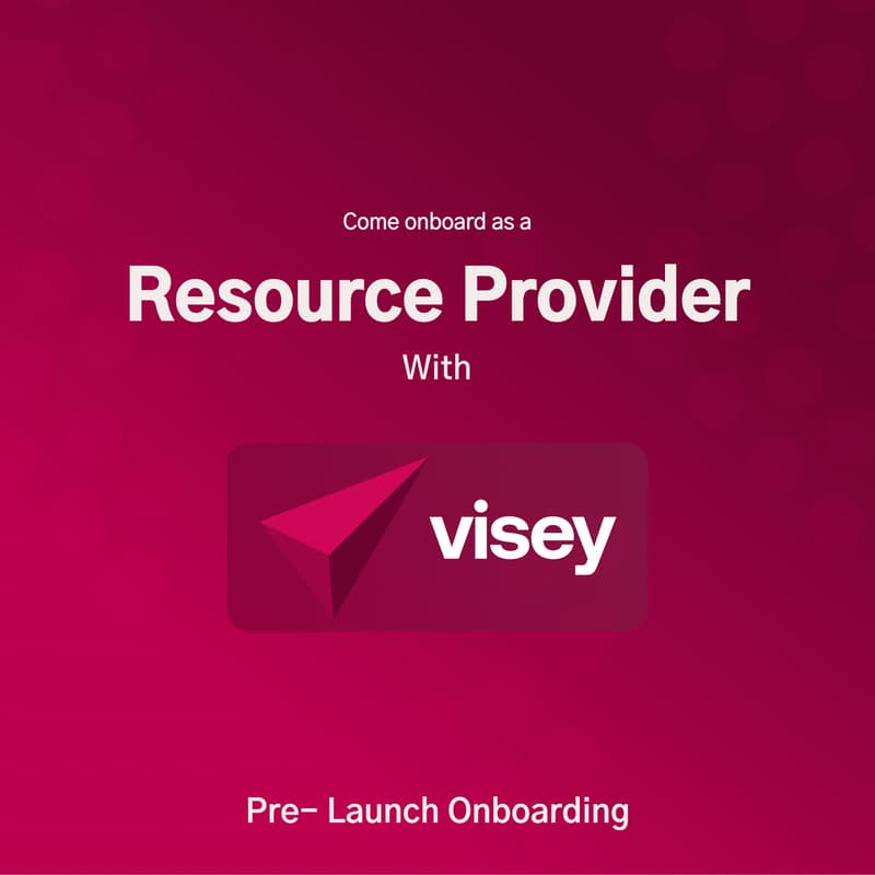Cover Image for Become Visey's Resource Provider to Connect with Startups