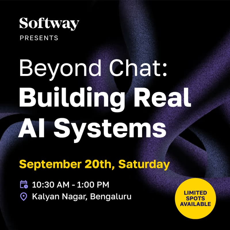 Cover Image for Beyond Chat: Building Real AI Systems