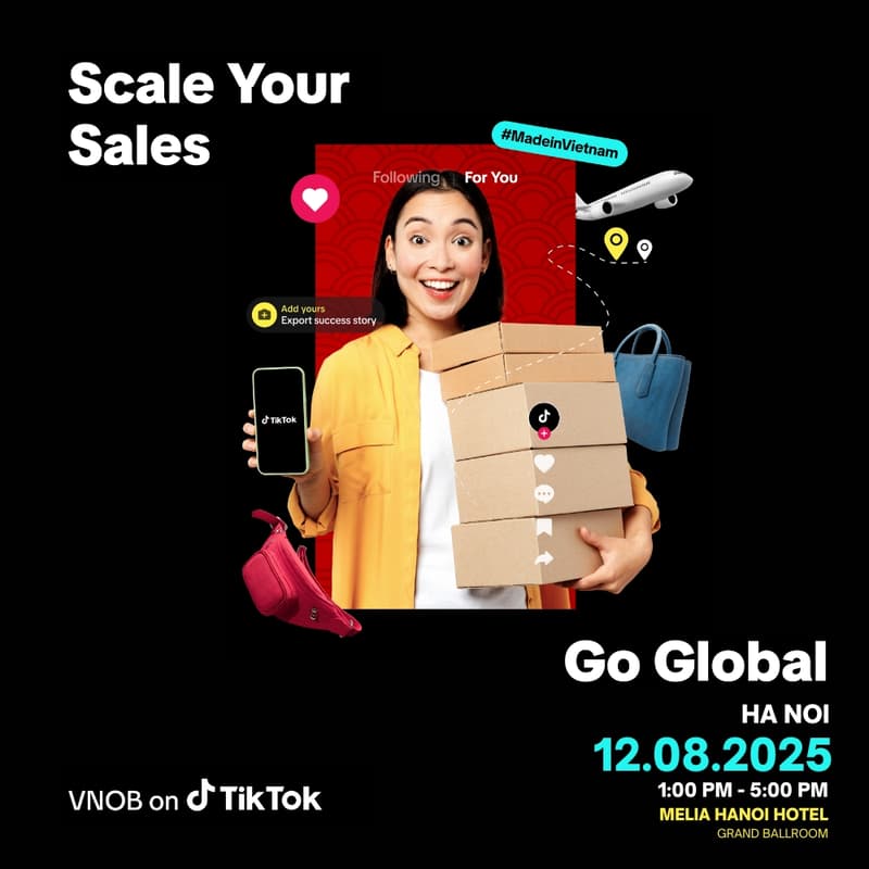 Cover Image for VNOB on TikTok 2025 – Scale your sales, Go global (Ha Noi)