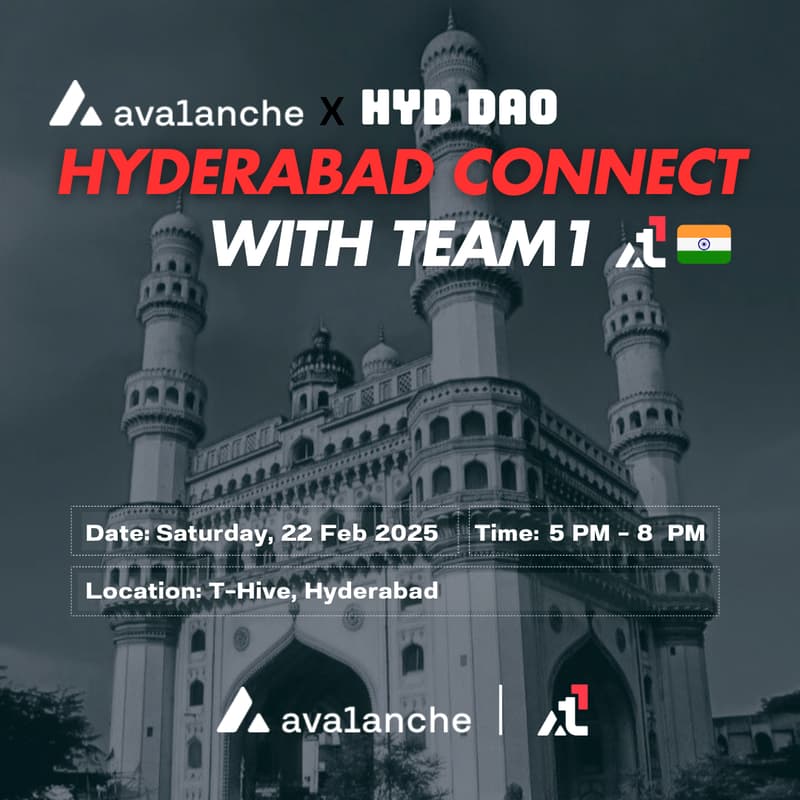 Cover Image for Avalanche Connect - Hyderabad