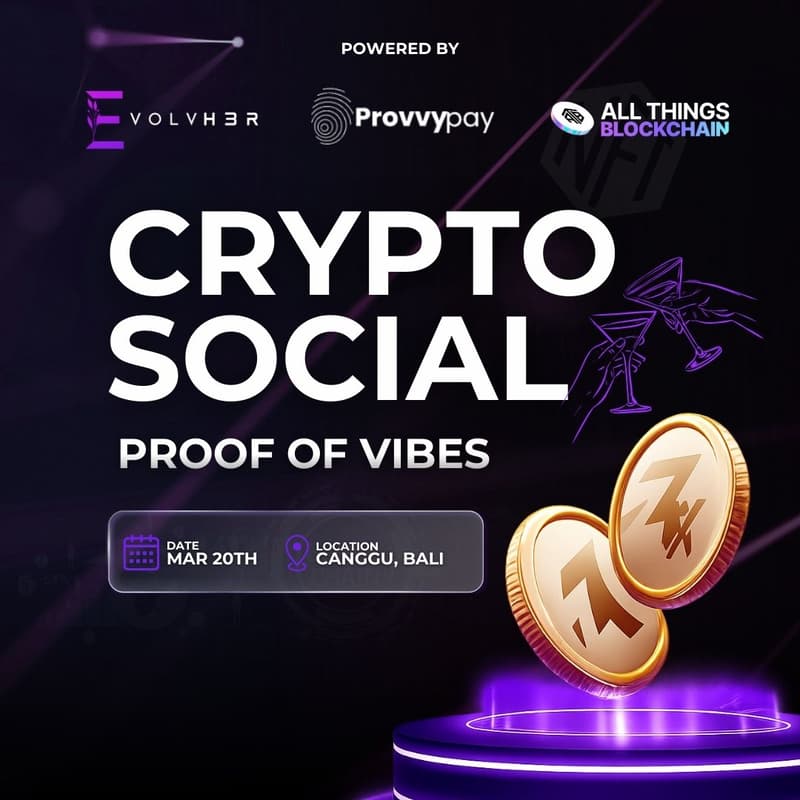 Cover Image for Crypto Social Meetup: Proof of Vibes