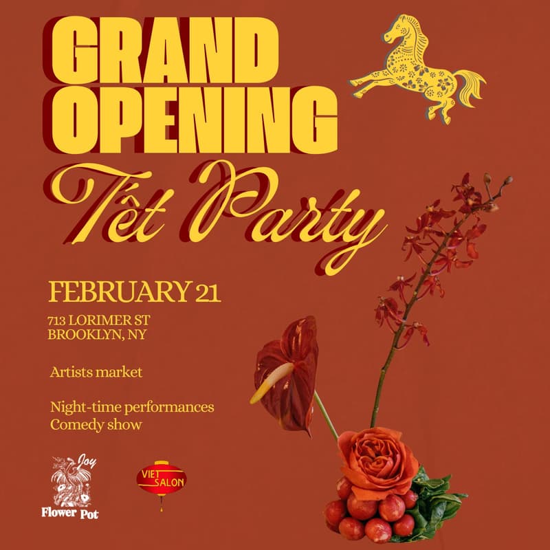 Cover Image for Joy Flower Pot x Viet Salon: Grand Opening & Tết Celebration