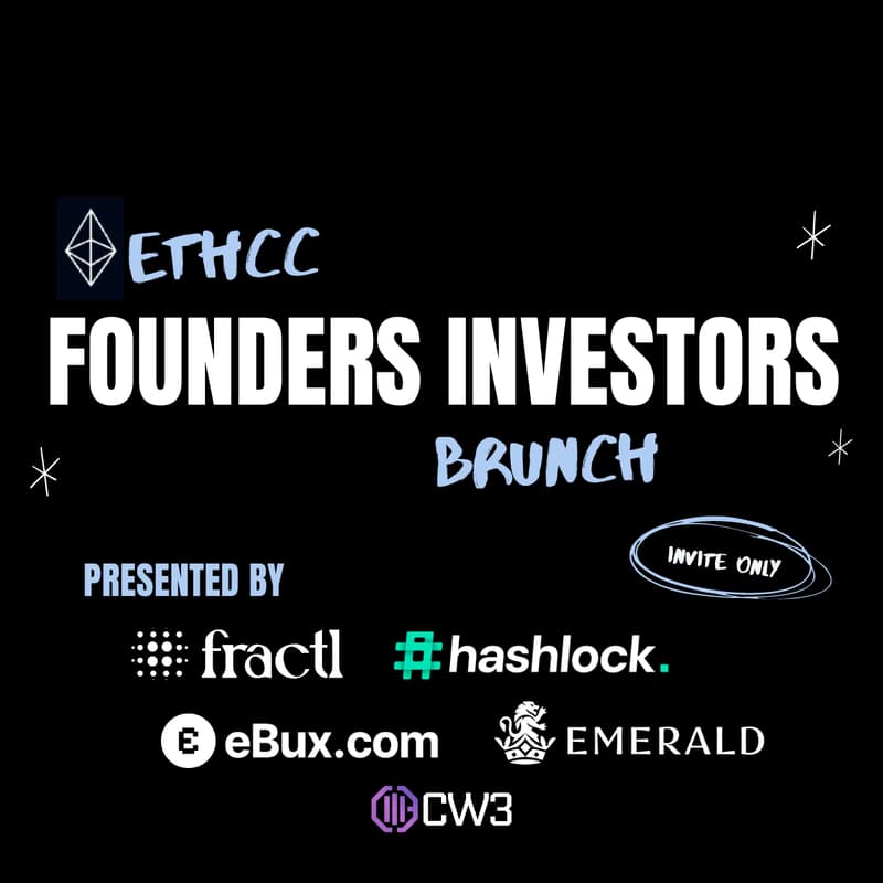 Cover Image for EthCC Founders & Investors brunch ✨