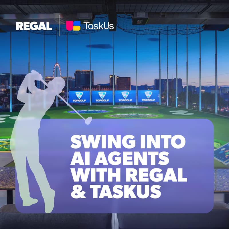 Cover Image for Swing into AI Agents with Regal & TaskUs at TopGolf