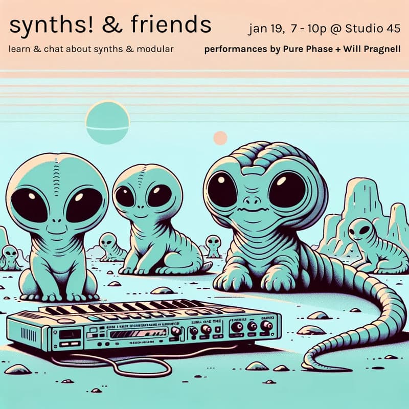 Cover Image for synths! & friends