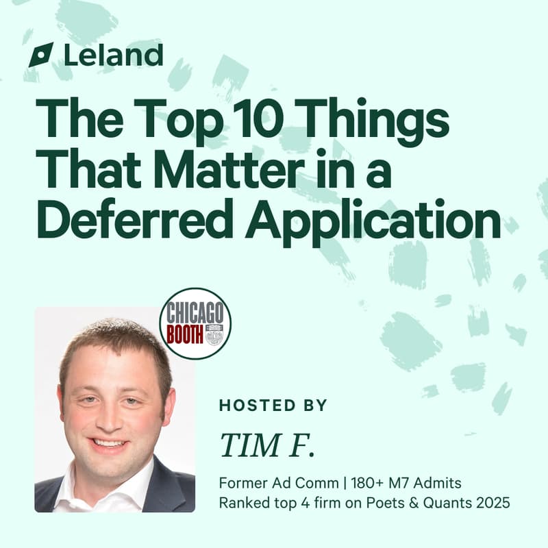 Cover Image for The Top 10 Things That Matter in a Deferred Application