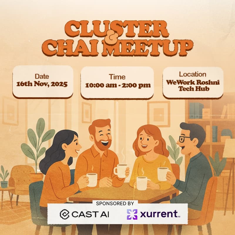 Cover Image for Cluster & Chai meetup ☕️ ☁️