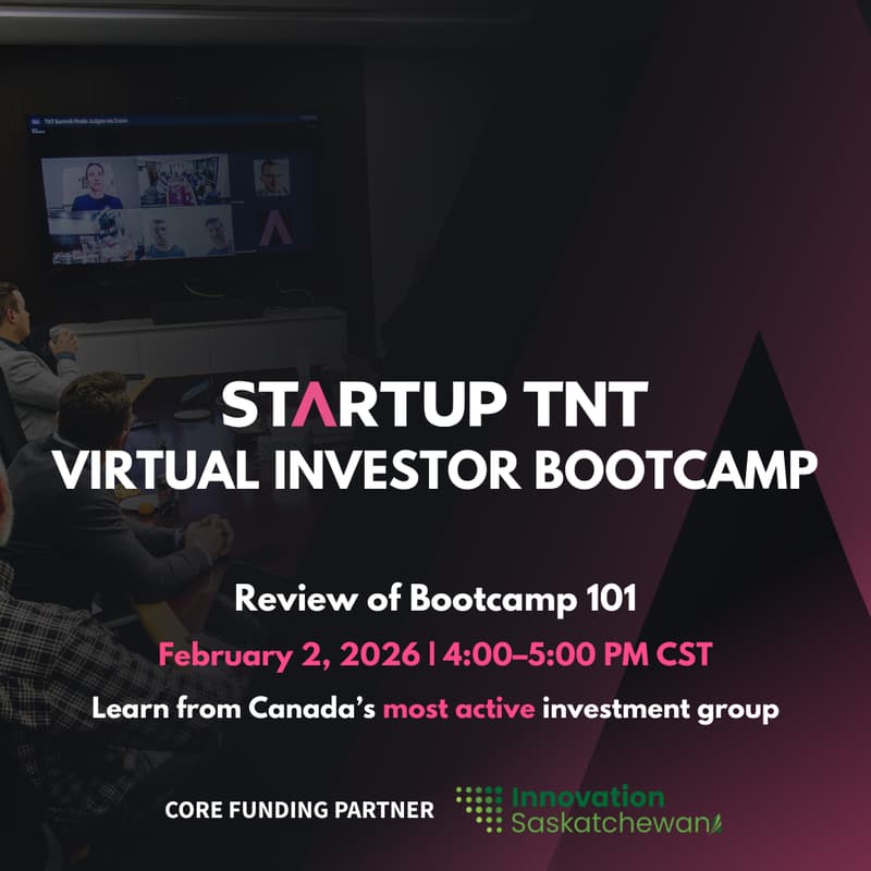 Cover Image for Startup TNT Virtual Investor Bootcamp - Day 1