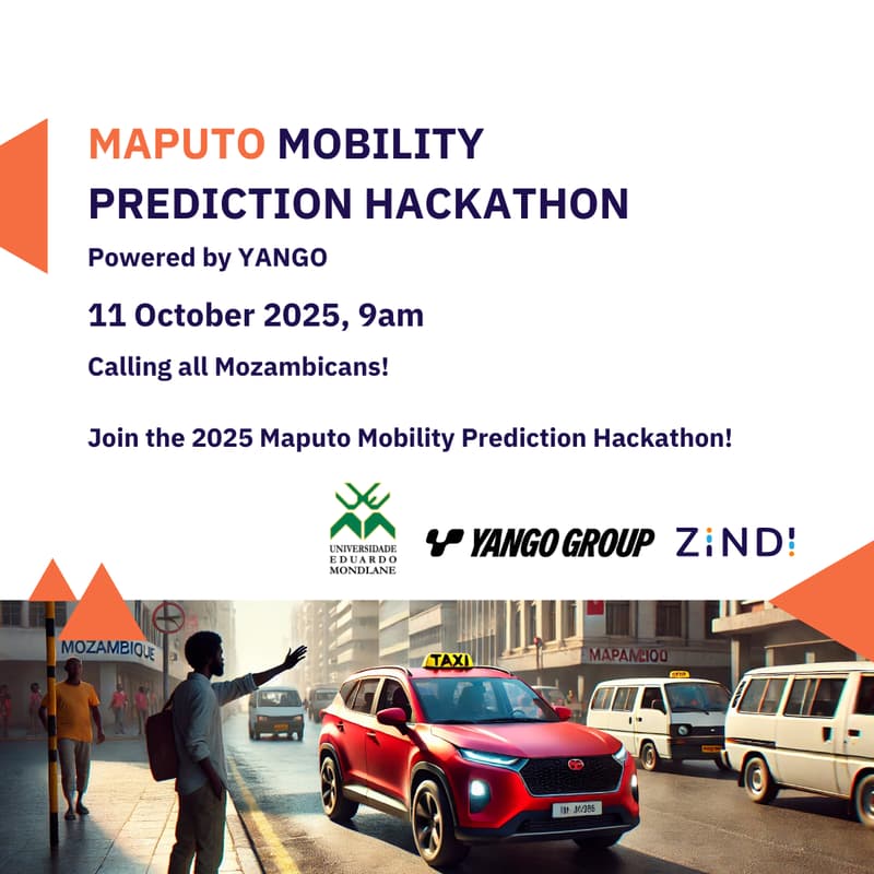 Cover Image for 2025 Maputo Mobility Prediction Hackathon, powered by Yango