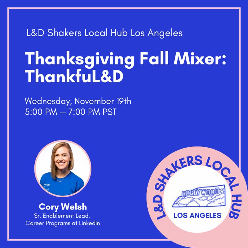 Cover Image for LA Local Hub: Thanksgiving Fall Mixer