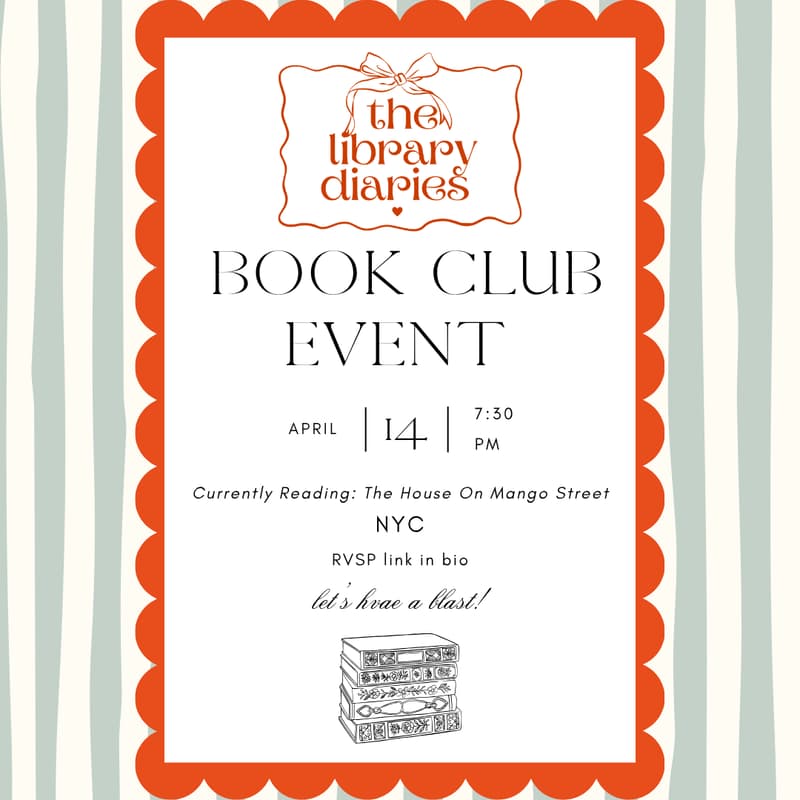 Cover Image for The Library Diaries April Event!