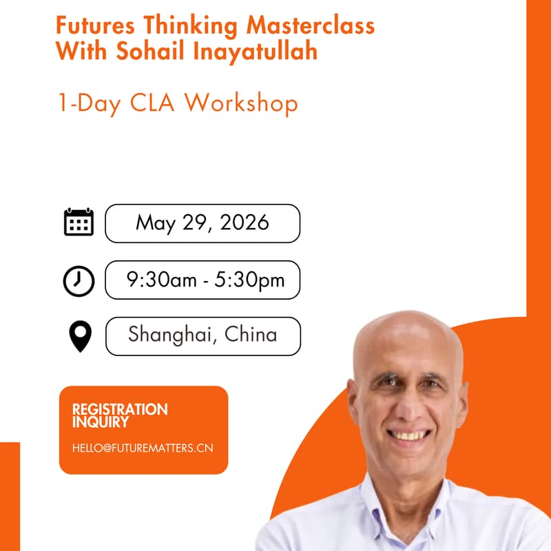 Cover Image for Futures Thinking Masterclass with Sohail Inayatullah
