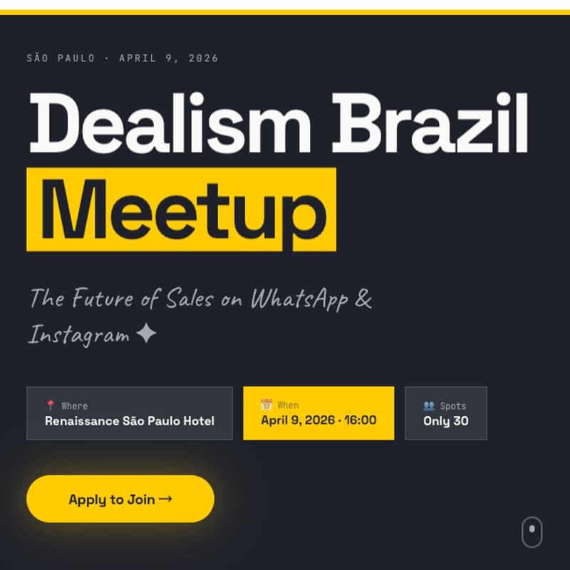 Cover Image for Encontro de Usuários de Dealism