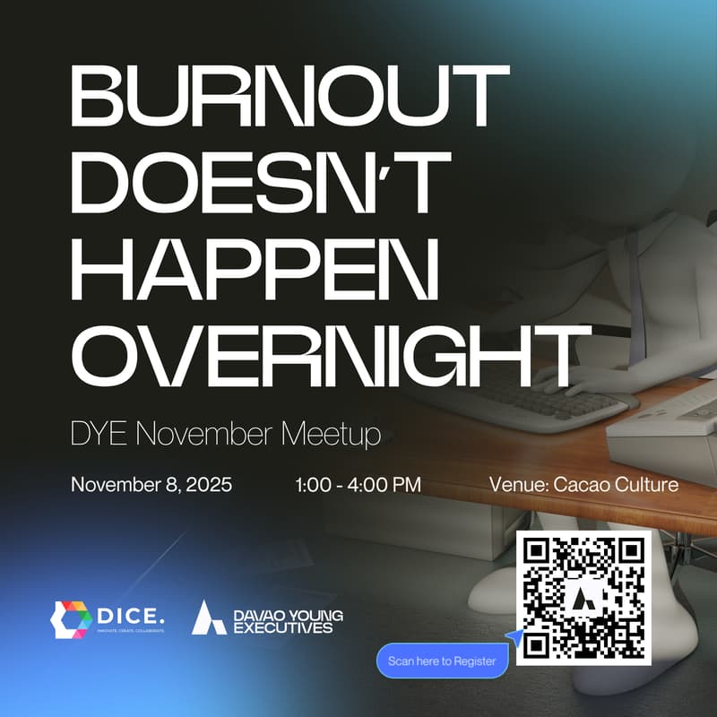 Cover Image for Burnout Doesn’t Happen Overnight | DYE Monthly Meetup