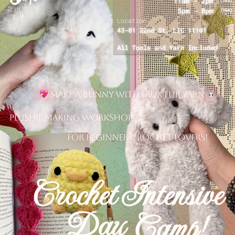 Cover Image for 🐾 Crochet 104: Faux Fur Plush Intensive
