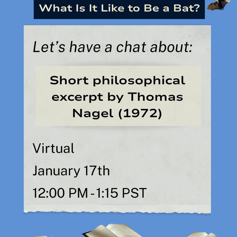 Cover Image for Intermix Session - What Is It Like to Be a Bat?