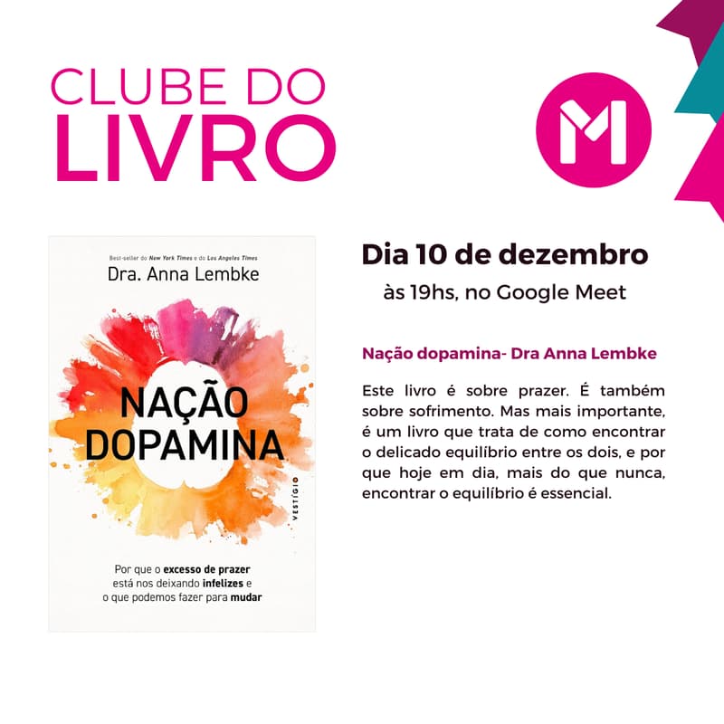 Cover Image for Clube do Livro: Nação Dopamina