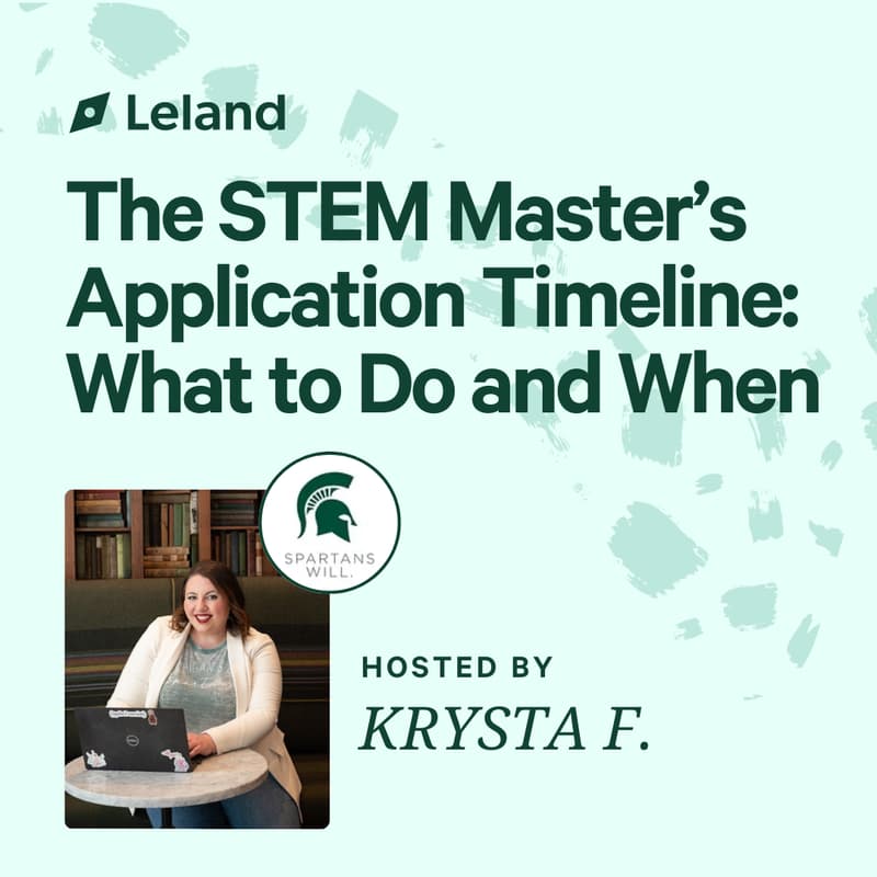 Cover Image for The STEM Master’s Application Timeline: What to Do and When