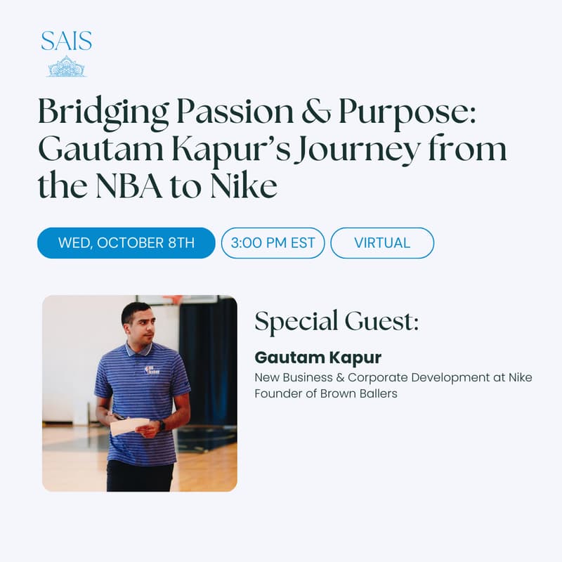 Cover Image for Bridging Passion & Purpose: Gautam Kapur’s Journey from the NBA to Nike