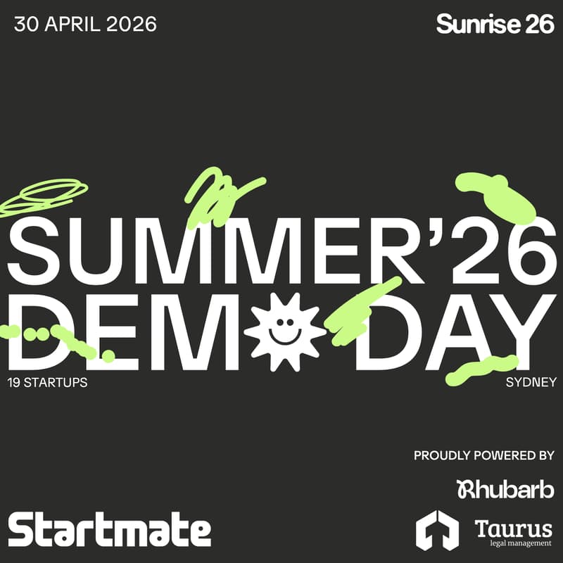 Cover Image for Startmate Demo Day - Summer'26 (at Sunrise)