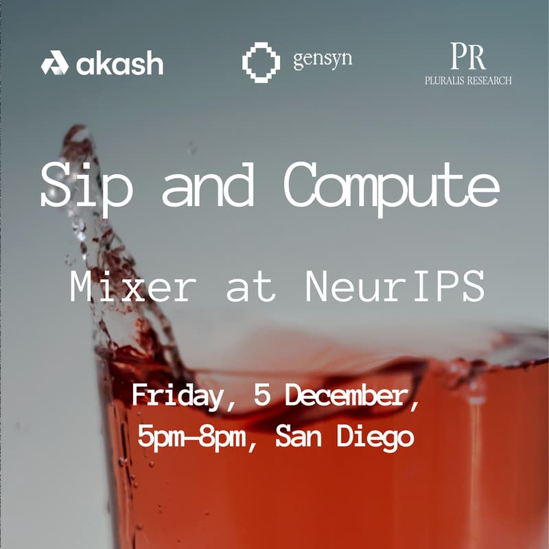 Cover Image for Sip and Compute: Evening Mixer at NeurIPS