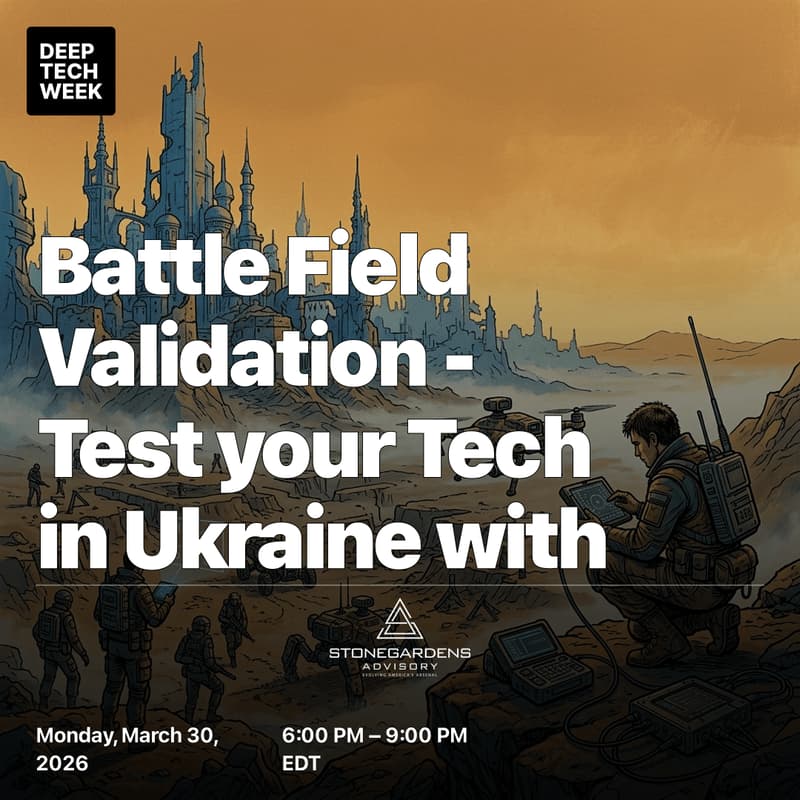 Cover Image for Battle Field Validation - Test your Tech in Ukraine with Stonegardens Advisory