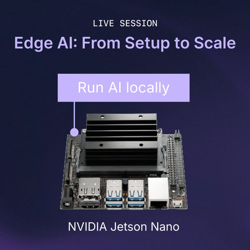 Cover Image for Edge AI: From Setup to Scale with NVIDIA Jetson & Roboflow