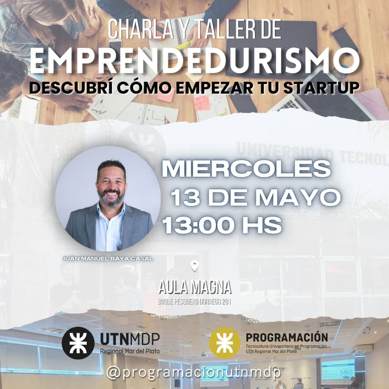 Cover Image for Charla y taller de Emprendedurismo