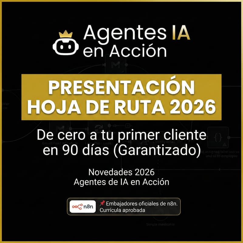 Cover Image for 🚀 EN VIVO: Novedades 2026 de Agentes de IA en Acción + Hoja de Ruta 90 días (GARANTIZADA)