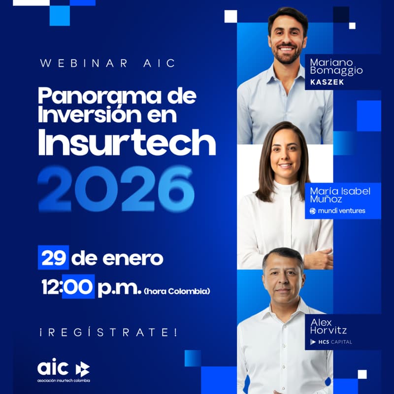 Cover Image for Webinar AIC | Panorama de Inversión en Insurtech 2026